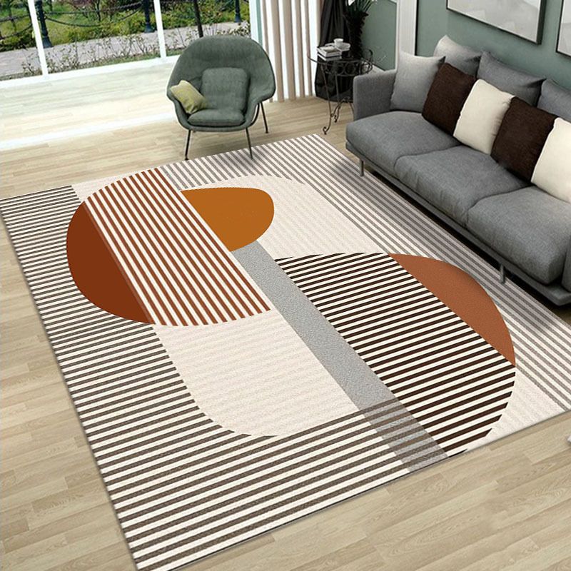 Hellrosa moderner Teppich Color Lump Indoor-Teppich, waschbarer Teppich für die Inneneinrichtung