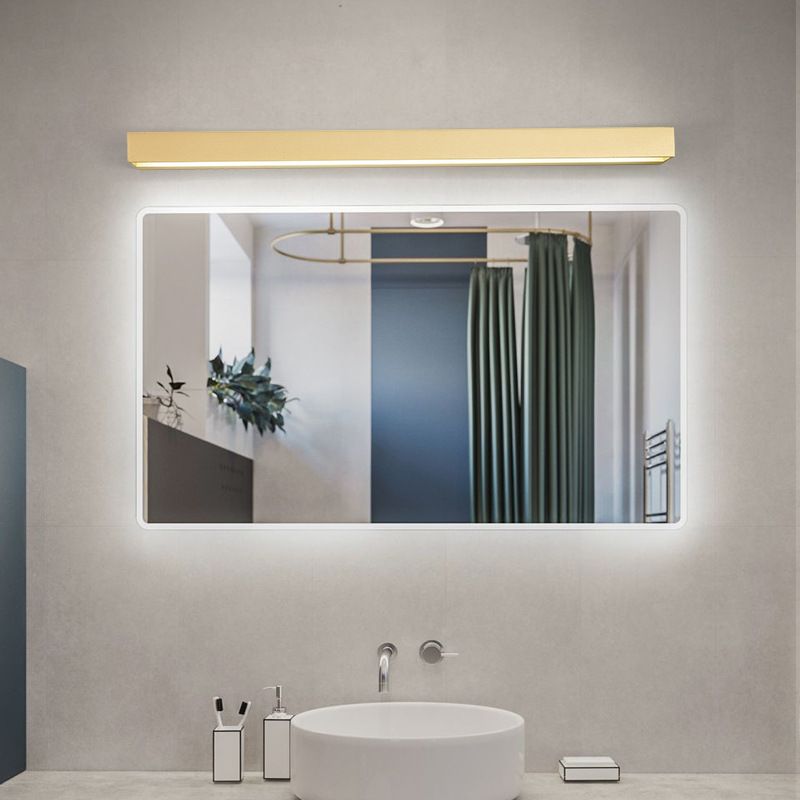 Modern Style Led Vanity Light Simple Linear Mirror Lighting Fixture for Washing Room