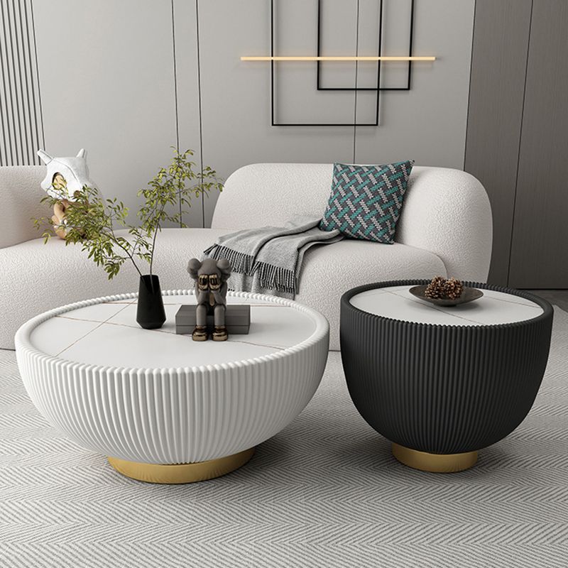 Contemporary Tuxedo Arm Sofa White Tight Back Seating for Living Room