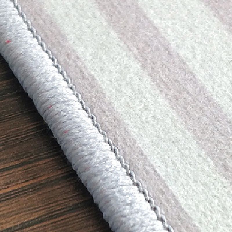 Modern Color Block Rug Polyester Area Carpet Washable Indoor Rug for Bedroom