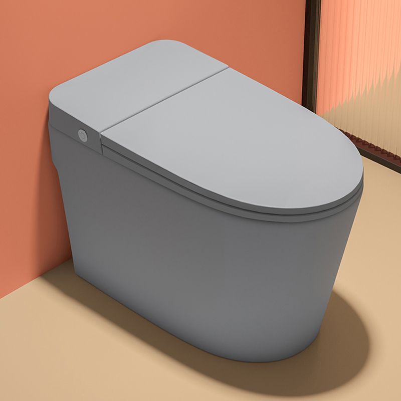 Modern Skirted Toilet Bowl Siphon Jet Toilet with Seat for Bathroom