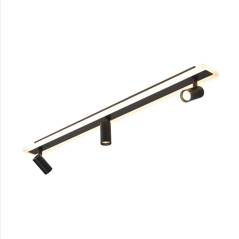 LED Ceiling Track Lighting Led Track Lighting Linear Flush Mount Ceiling Light with Spotlight for Shopping Mall or Cloth Shop