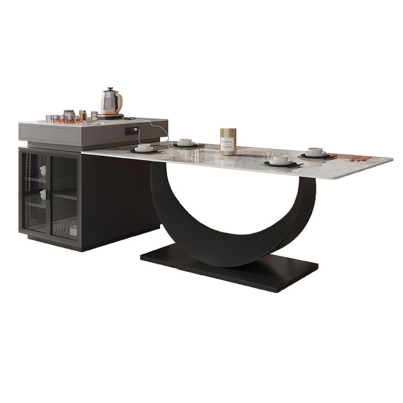 Modern Kitchen Stone Furniture 5 Pcs Multi Purpose Dining Furniture