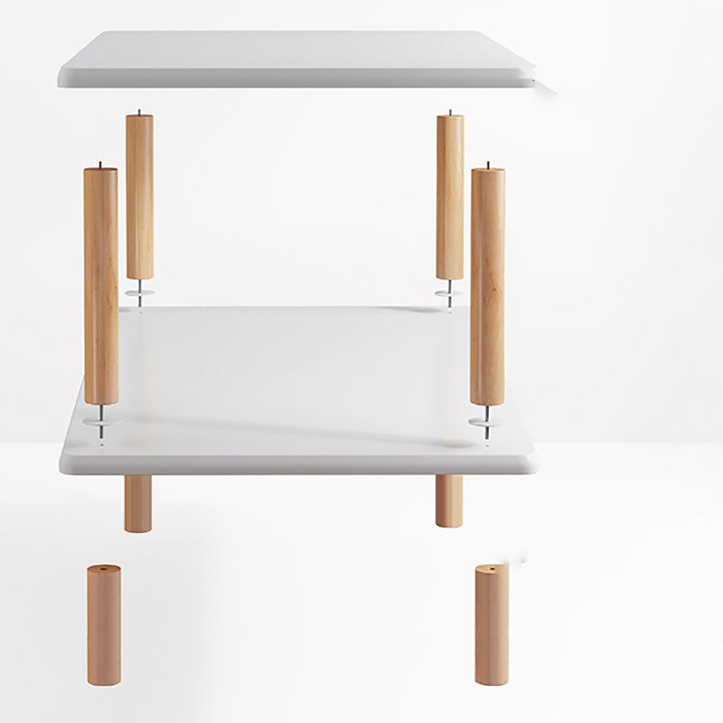 Open Wooden Bookcase Modern Minimalist Home Living Room Bookshelf