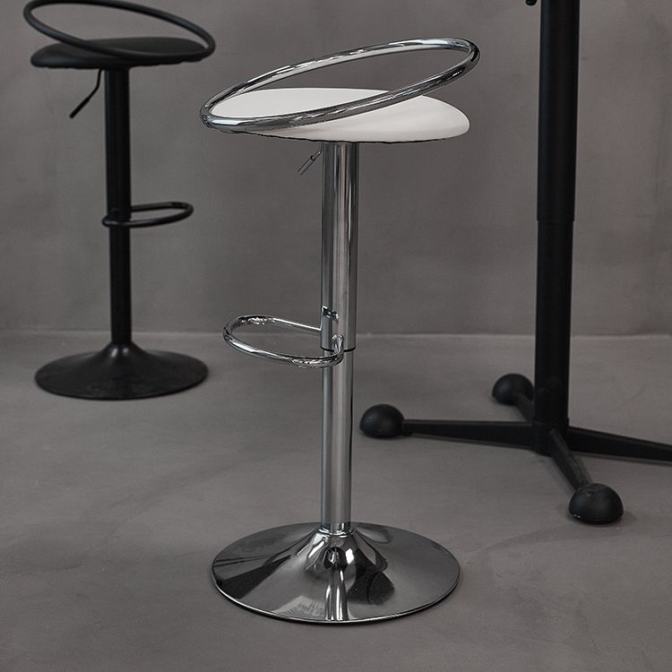 Indoor Metal Legs Bar Stool Adjustable Height Bar Stool with Footrest