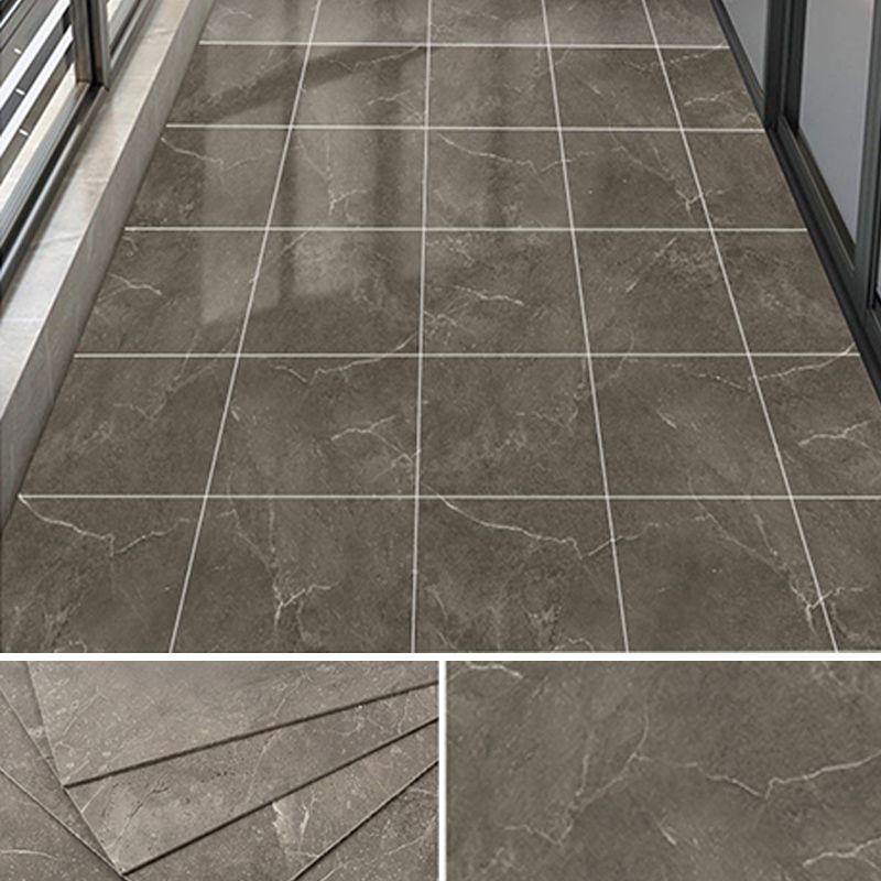 Peel & Stick Vinyl Flooring Smooth Vinyl Flooring with Marble Look