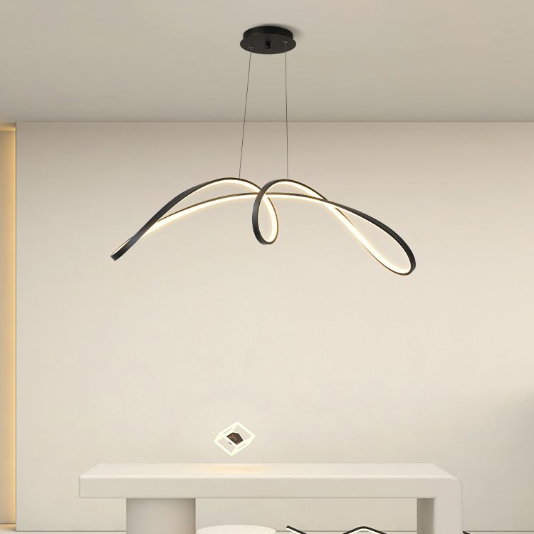 Draai schaduw metaal kroonluchter licht modern 1- licht kroonluchter verlichtingsarmatuur