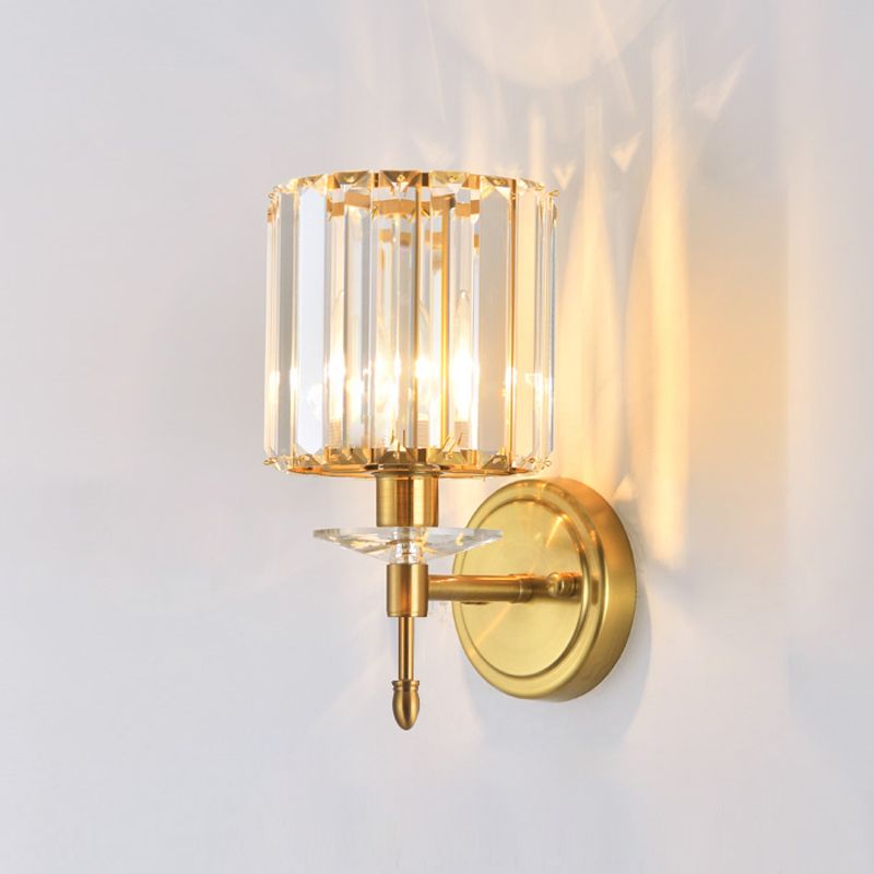 Luz de pared de estilo moderno Diclas de pared de sombra de cristal creativa para dormitorio para dormitorio