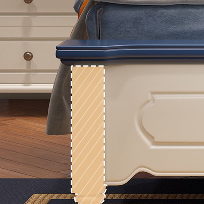 Modern & Contemporary Solid Wood Headboard Sports Panel Headboard Bed