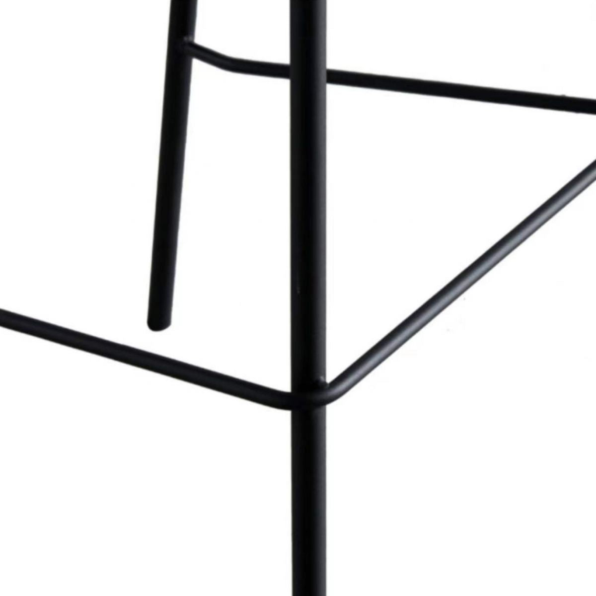 Contemporary Style Bar-stool Plastic Counter Bar Stool with Metal Legs for Kitchen