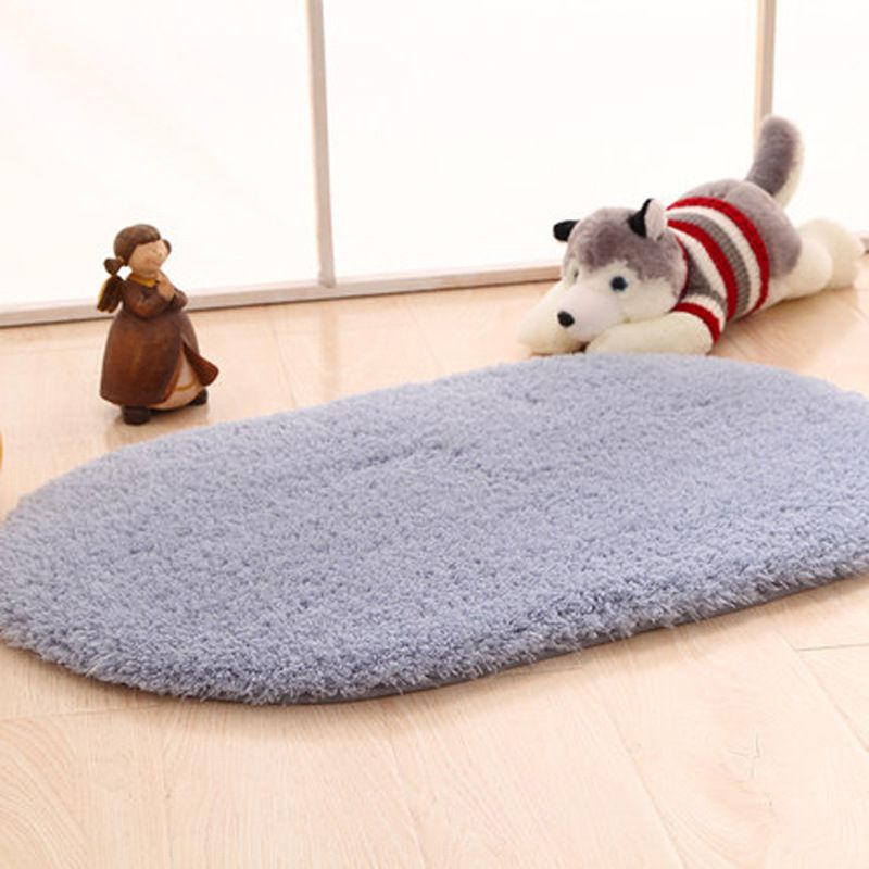 Einfacher niedlicher Teppich mehrfarbigem, fester Farbe Innenpulte Rutschtierfreundlichkeit Easy Care Area Teppich für Zuhause