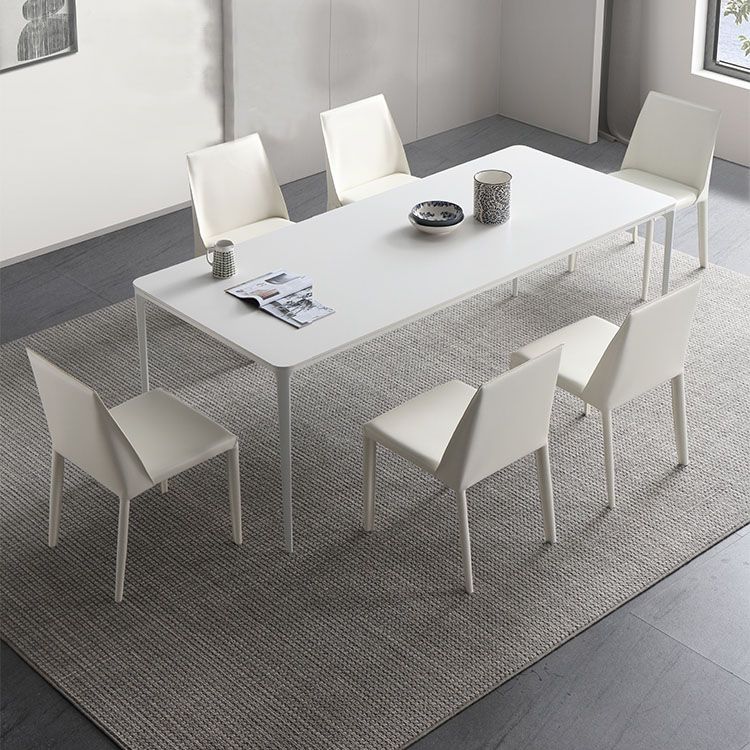 Designer Style Sintered Stone Top Dining Set 1/4/5/6/7 Pieces Dining Table with Chairs