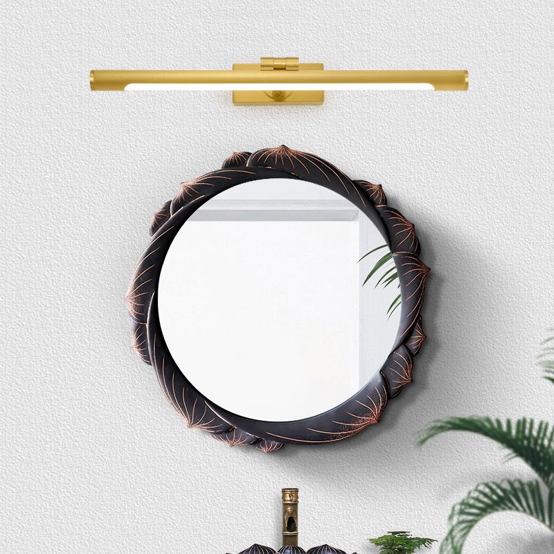 Linear Metal Wall Mounted Lights Contemporary Wall Mounted Light Fixture for Bathroom