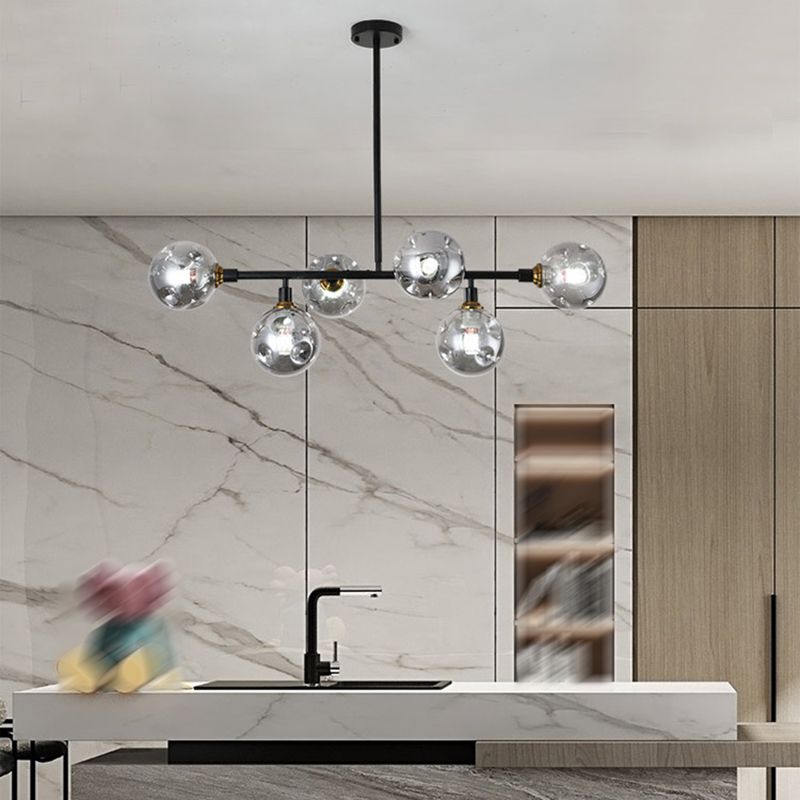 Modern Glass Pendant Lighting Nordic Island Light for Dining Room