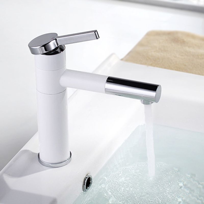 Pull-out Vessel Faucet Modern Style Faucet with One Lever Handle