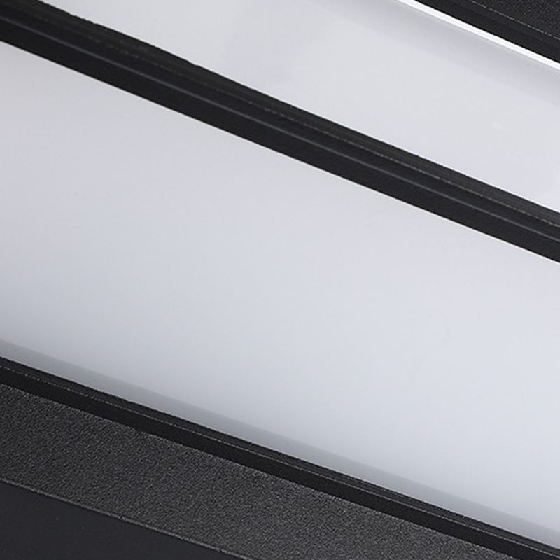 Lámpara de montaje de pared acrílica de 1 luce