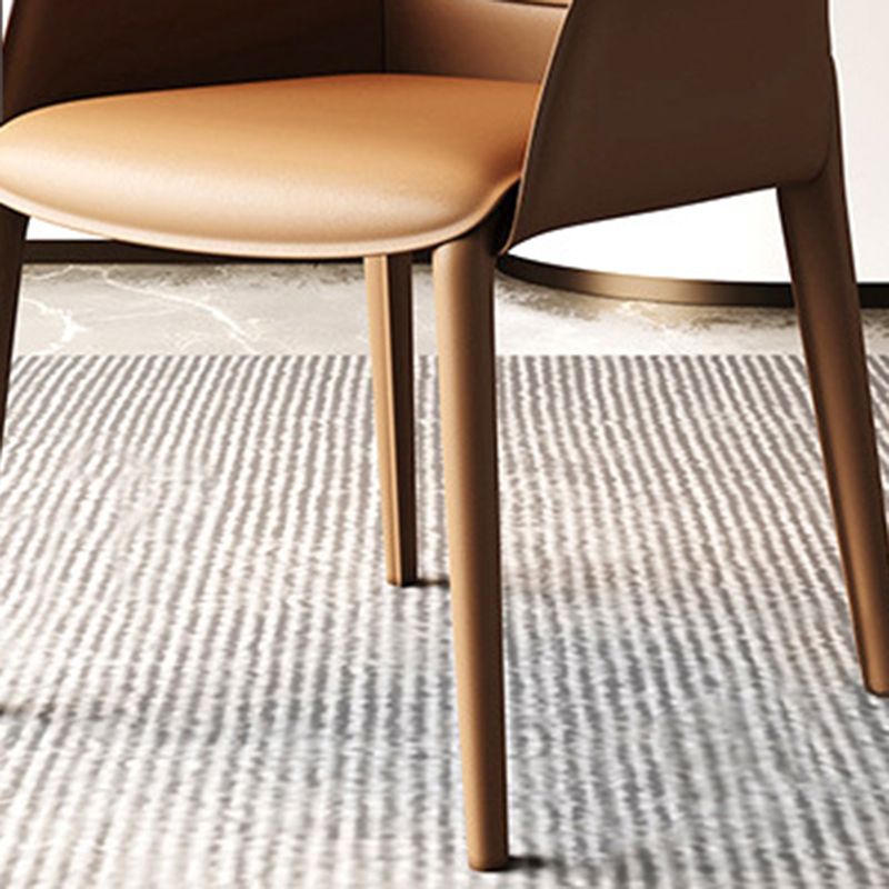 Arms Included Barrel Chair Barrel Sloped Arm Accent Chair with Legs