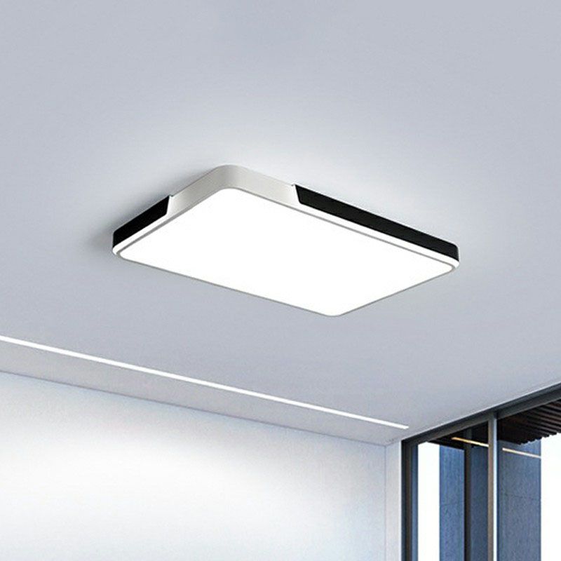 Geometrische acryl inbouwverlichting Minimalistisch wit LED-inbouwarmatuur