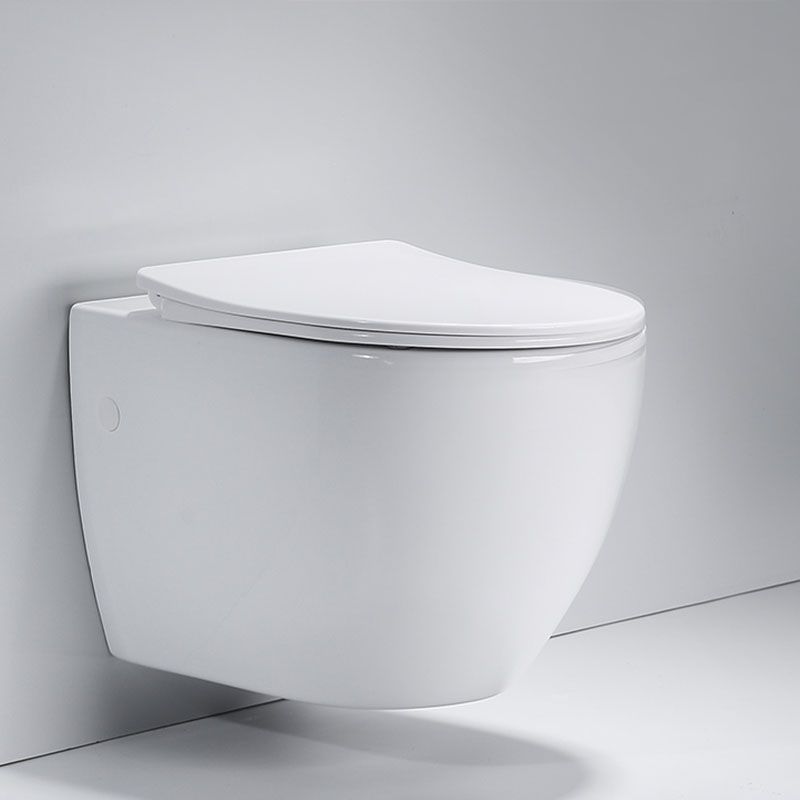 Wall-mounted Toilet Household In-wall Hidden Tank Soft-Close Seat Toilet