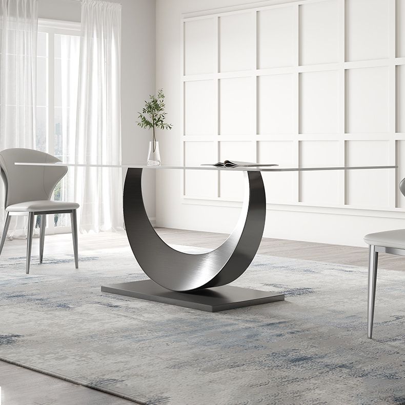 Designer Style Sintered Stone Top Dining Set 1/2/4/5/7 Pieces Dining Table with Chairs
