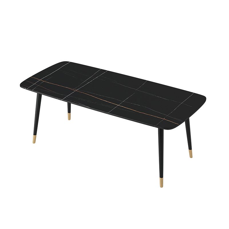 Scandinavian 1/2/5/7 Pieces Furniture Rectangle Stone Dining Table Set for Home
