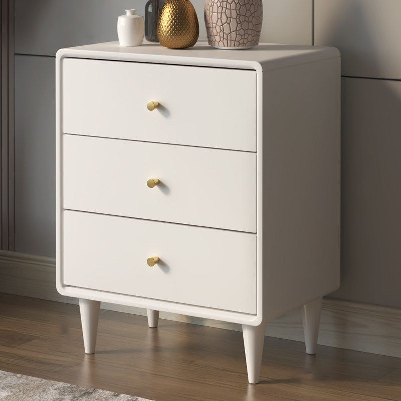 Classic Glam Solid Pine Storage Chest Dresser Vertical Dresser