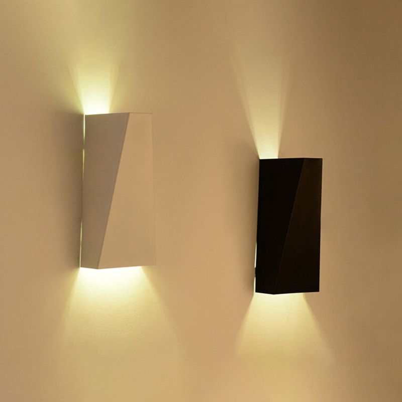 Geometrische metalen wand SCONCE LICHTING MODERNE STIJL LED MULT MOETEN LICHTBEELDING