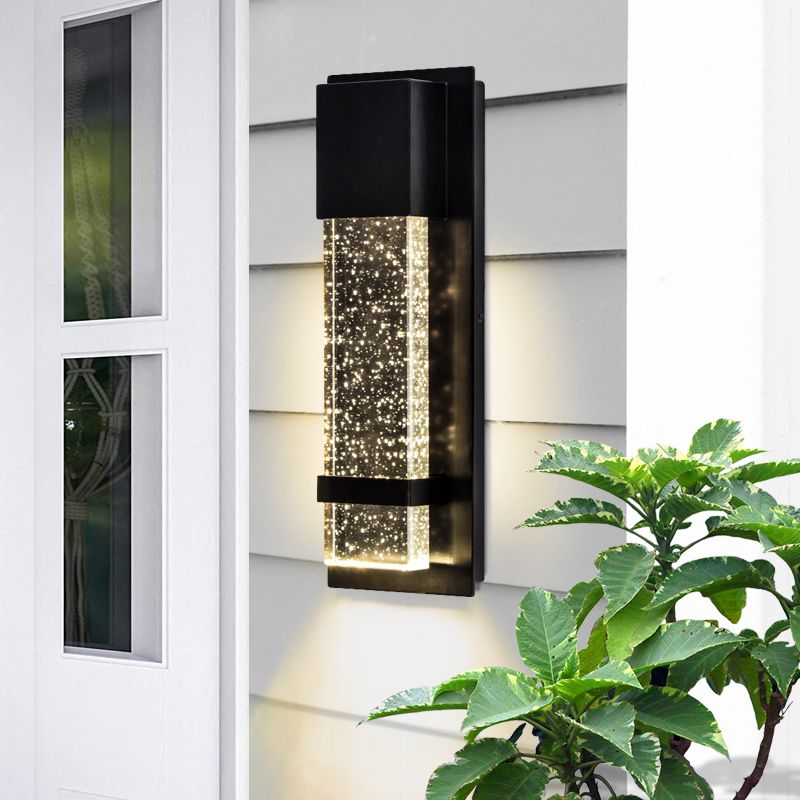 Moderne glazen rechthoekige wandwandcontino