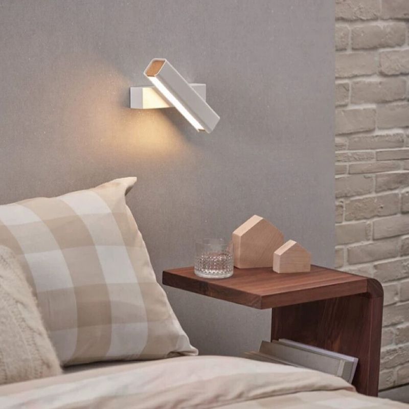 Modernism Single White/Black Wall Mounted Sconce LED Wall Light for Bedroom