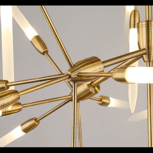 Picchi acrilici lampadario a sospensione Light Postmodern Gold Finitura sospesa