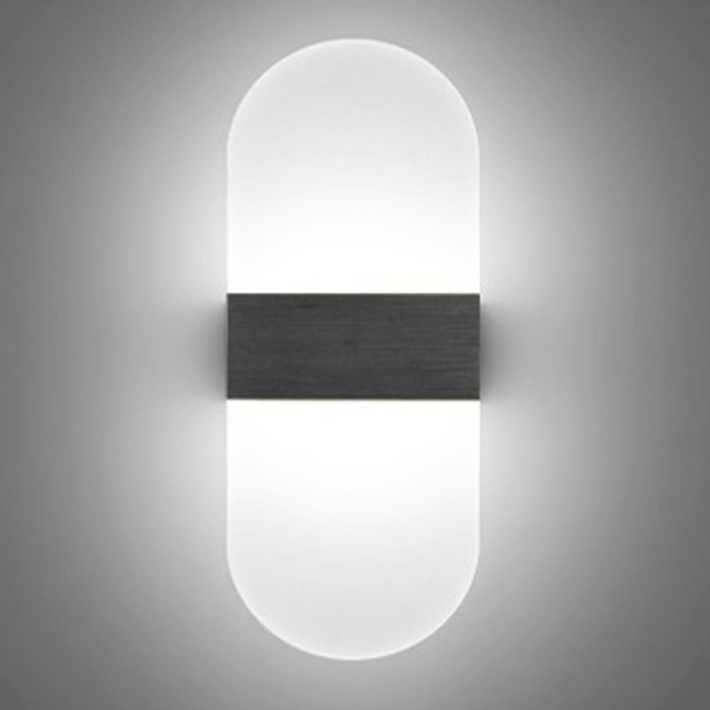 Modern Style Geometric Wall Sconce Lights Metal 1 Light Wall Lighting Fixtures