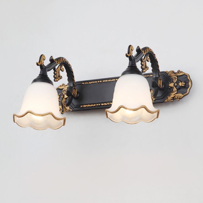 Modern Style Geometric Wall Mounted Lamps Metal Multi Lights Vanity Wall Sconce