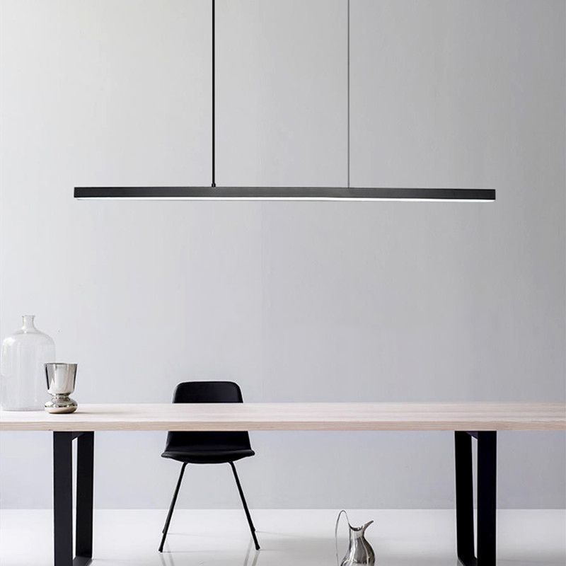 Zeitgenössische Küchenheize helle lineare hängende Deckenleuchte 1 Licht 1 Licht