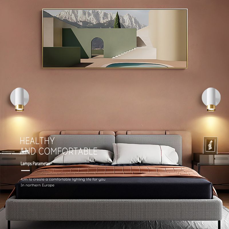 Einfache Leuchtenleuchte zeitgenössische Wandleuchte für Schlafzimmer