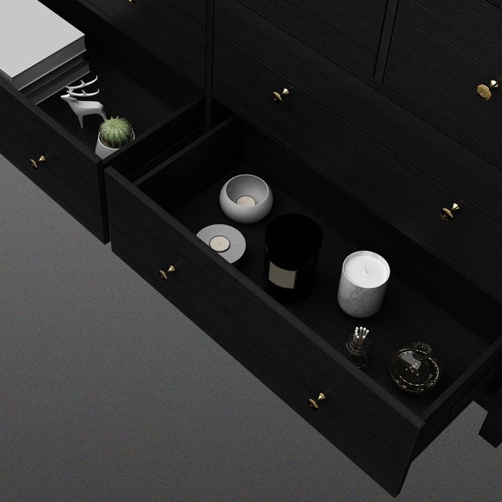 Classic Glam Storage Chest Wooden Storage Chest Dresser with Drawers