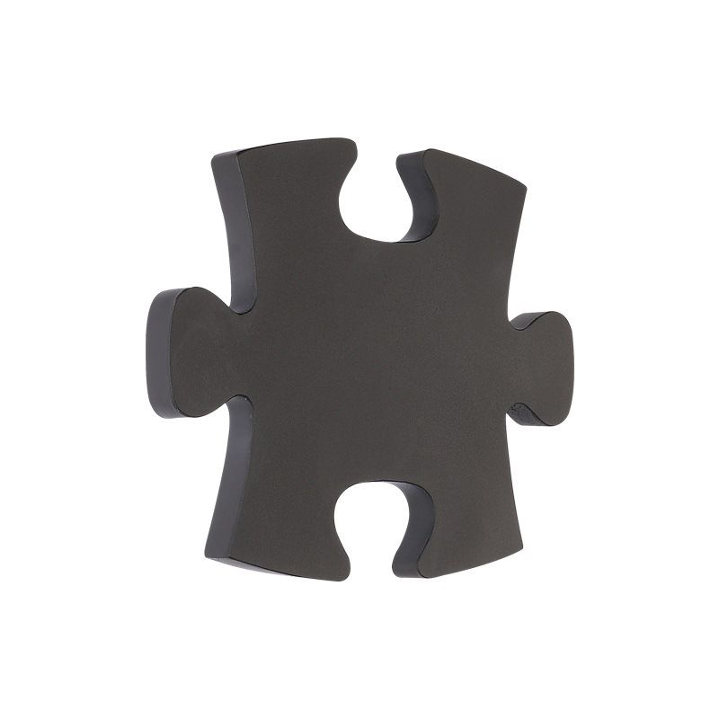 Acrylic Jigsaw Puzzle Wall Sconce Nordic LED Wall Mount Lighting in White/Black for Living Room, White/Warm Light