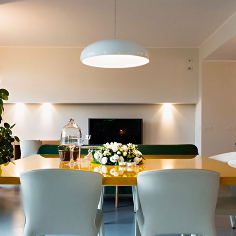 Simplicité de style moderne suspension du dôme en forme de dôme en forme de dôme