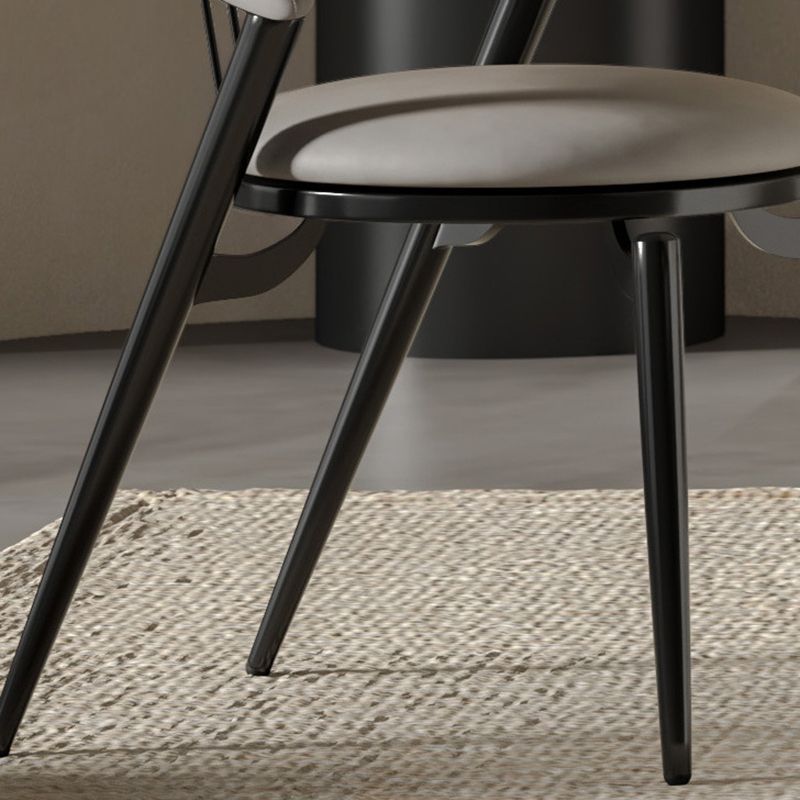 Industrial Side Chair Open Back Dining Room Chair for Dining Room