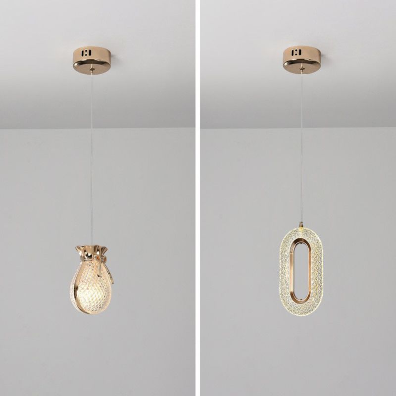 Moderner minimalistischer Stil hängender Anhänger Lichter Metal 1 Licht Anhänger Lichter für Wohnzimmer