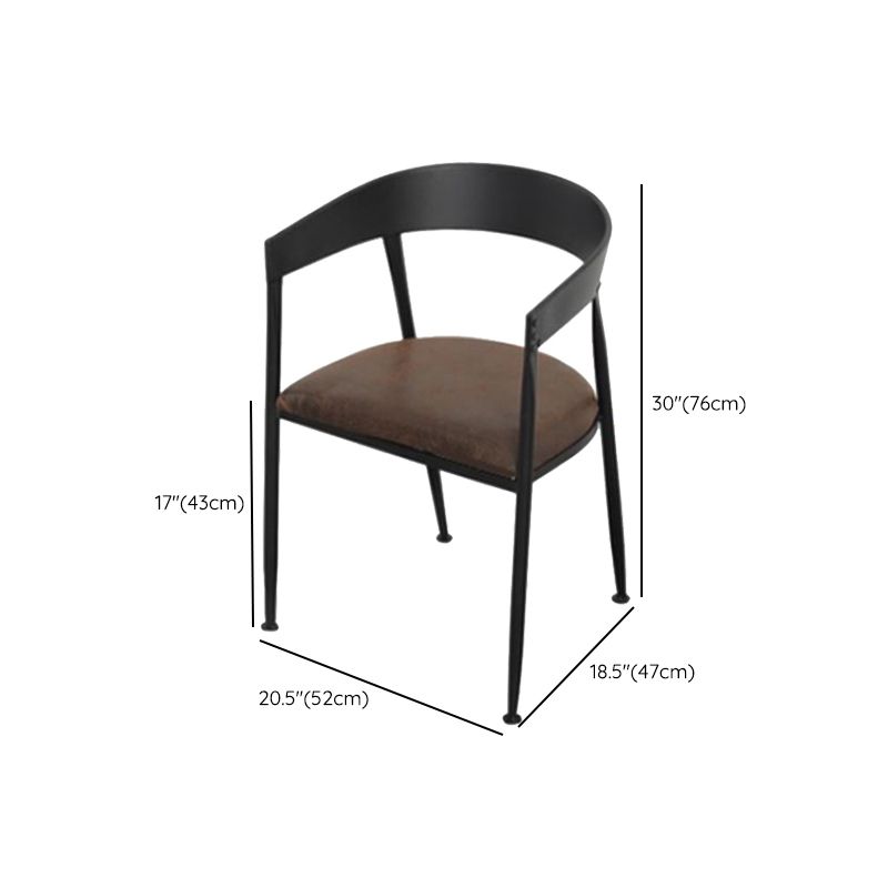 Brown Solid Wood Furniture with Chairs 1/2/3/5 Pcs Industrial Dinette Set