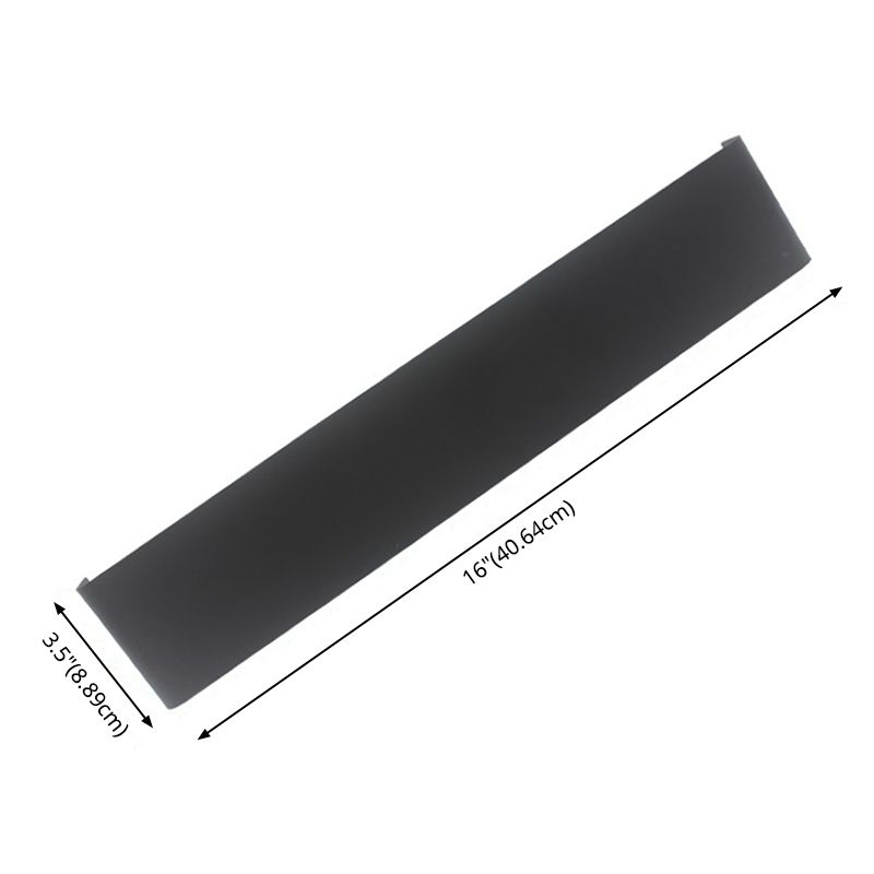 Moderne minimalistische stijl rechthoek muur gemonteerde ijdelheid lichten metaal ijdelheid armaturen