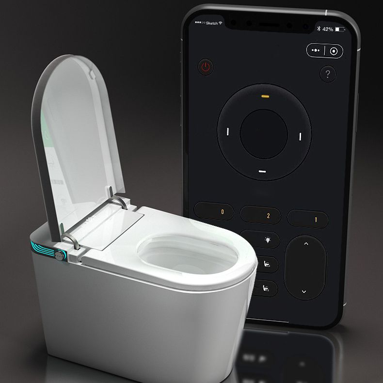 Modern Concealed Tank One Piece Toilet Floor Mounted Toilet Bowl for Washroom
