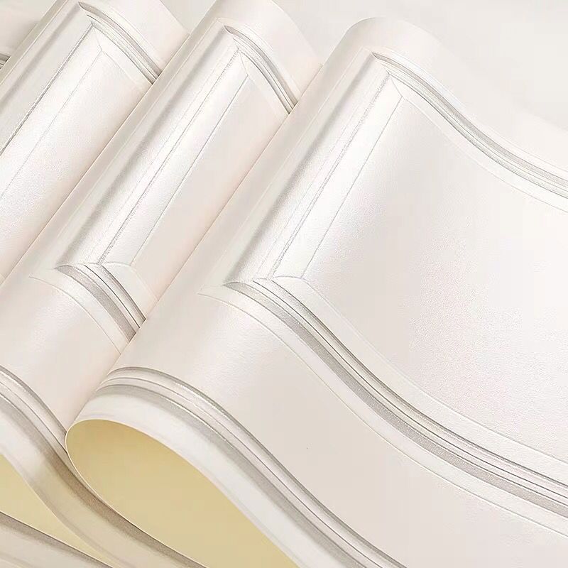 Moisture-Resistant Square Wallpaper 57.1 sq ft. Contemporary Wall Decor for Guest Room