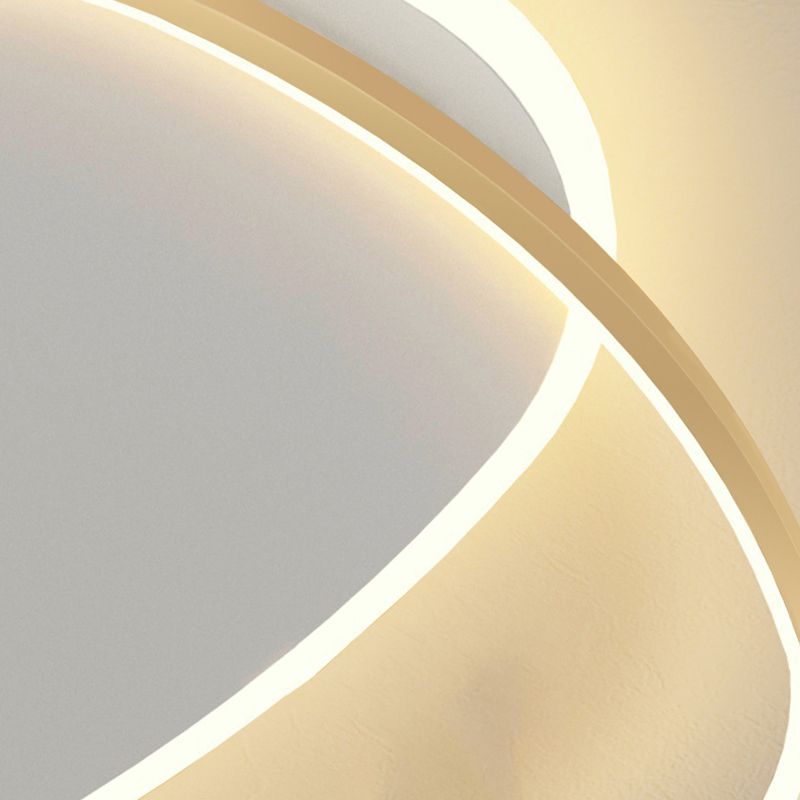 Lampada da soffitto a LED da incasso a soffitto di design dalla linea stile contemporaneo per soggiorno
