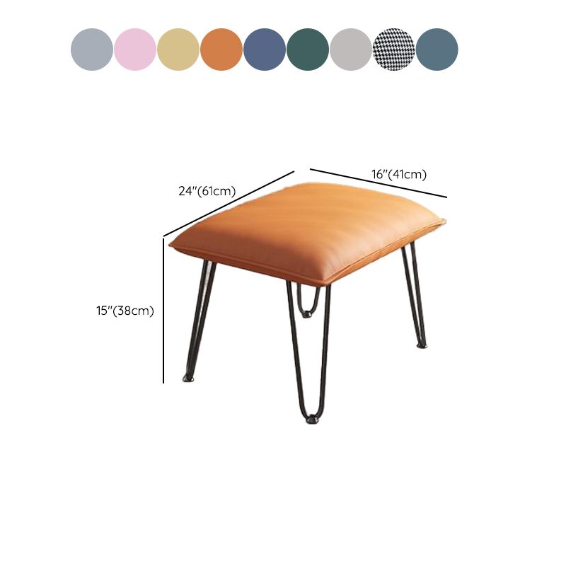 Contemporary Rocking Chair Faux Leather Waterproof Glider Chair with Removable Cushions