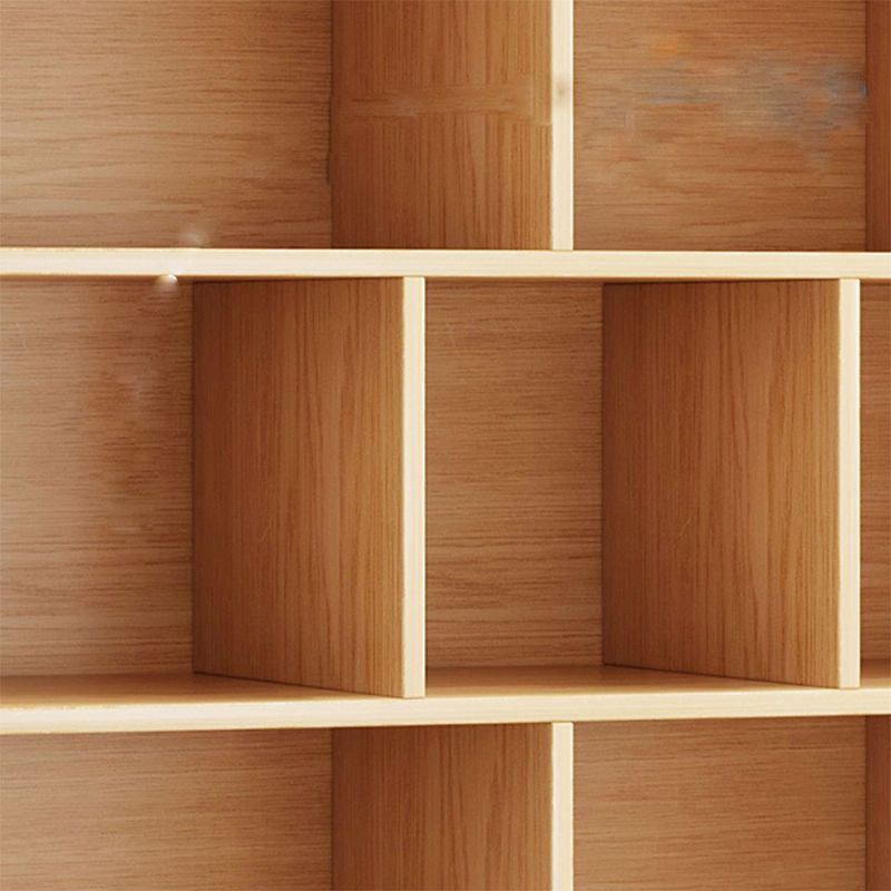 Scandinavian Engineered Wood Bookshelf Standard Bookcase with Shelves