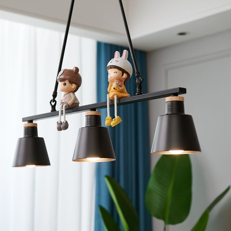 Lucile dell'isola isola a forma di cono in metallo MODERNO MODERNO STANTE INSLANA LUCE PER CAMERA PASSAGGIO