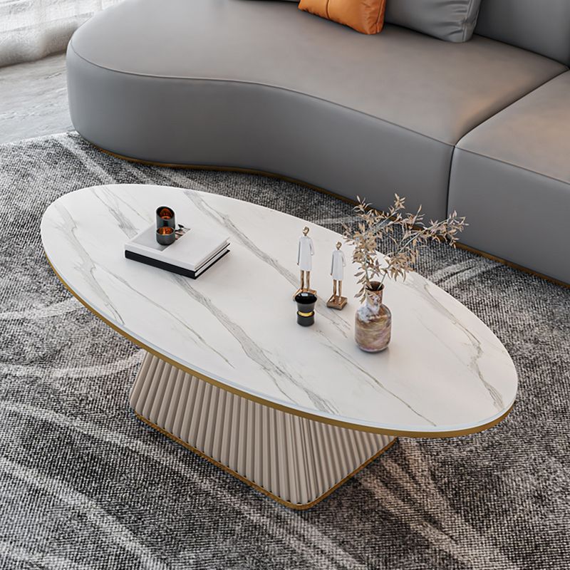 15.74" Tall Pedestal 1 Single Coffee Table Round Cocktail Table