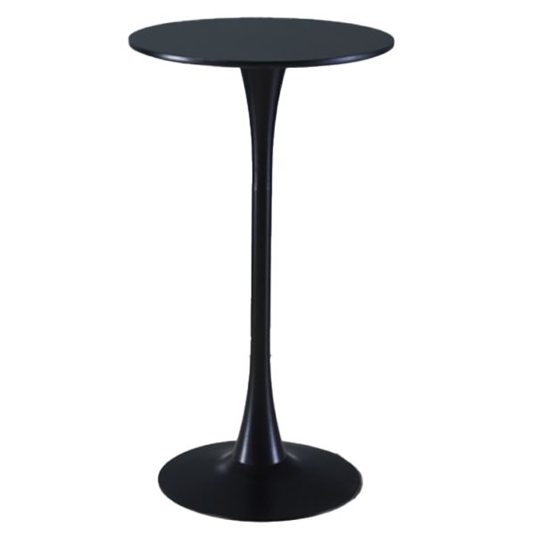 Stone Bar Dining Table Modern Round Bar Table with Pedestal for Dining Room