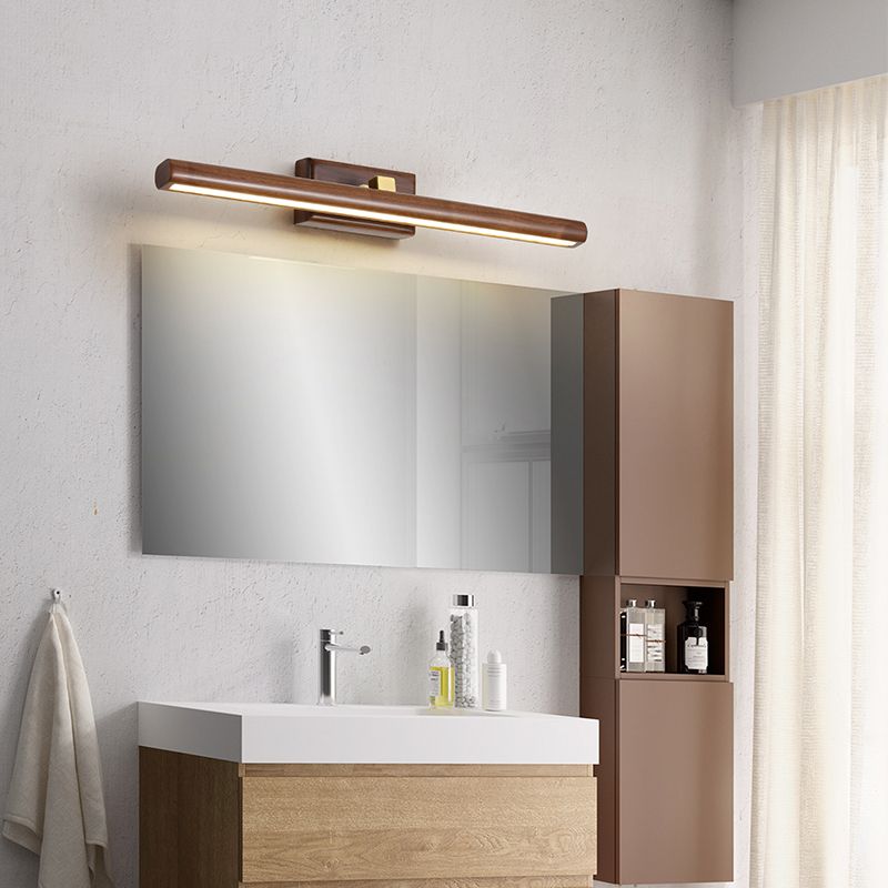 Modern LED Wall Sconce Wood Light Mirror Light Bathroom Lighting Dresser Light Mirror Lighting
